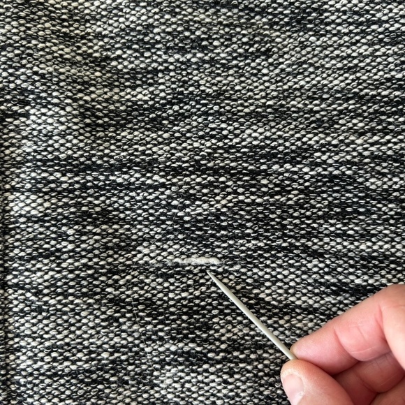 S. Oliver black and white jacket/blazer size US10 made in Turkey drop shoulder - Picture 16 of 16